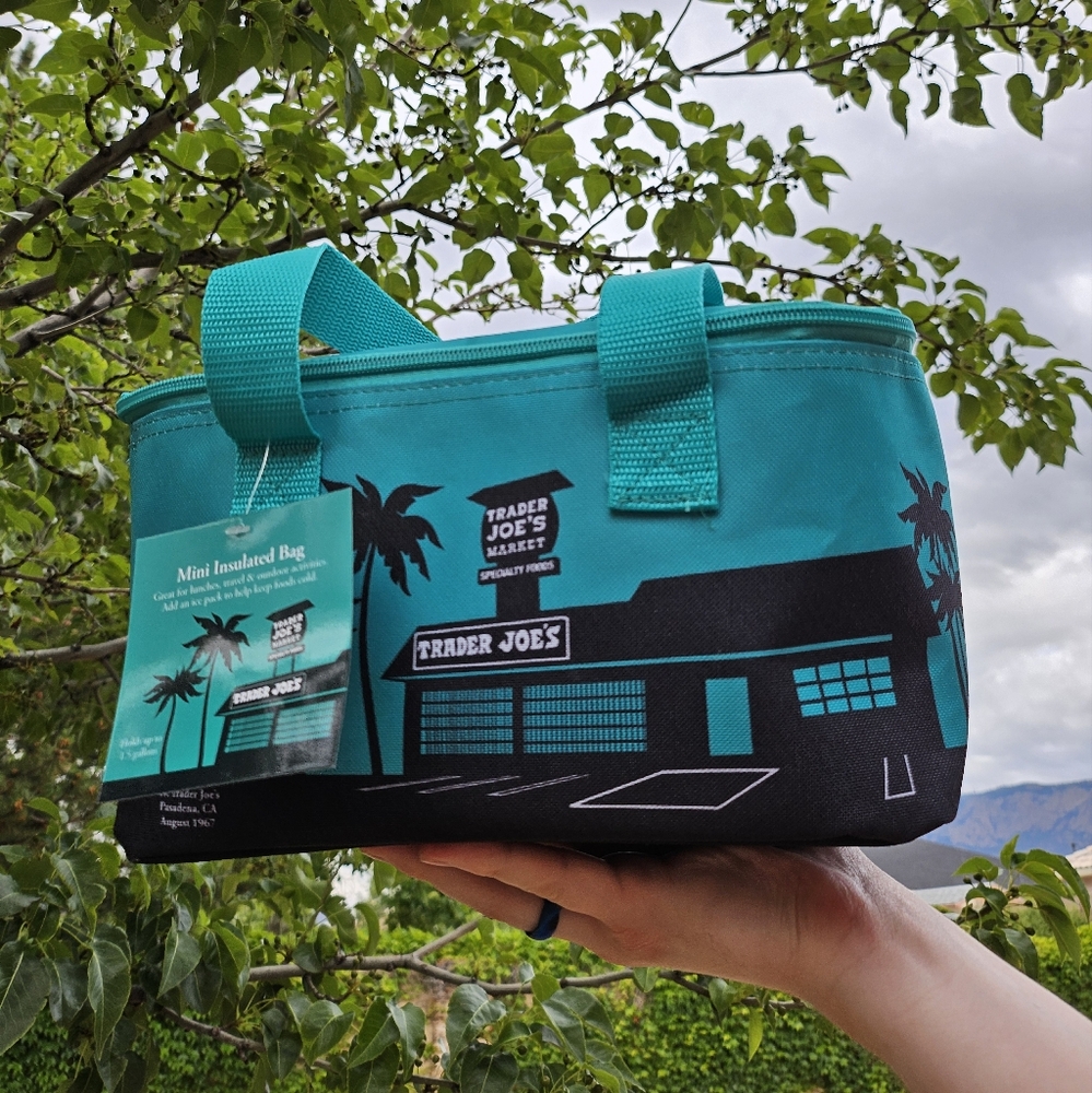 Trader Joes Mini Tote - Mint